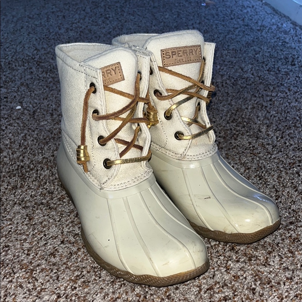 Sperry Beige Ankle Boots & Booties